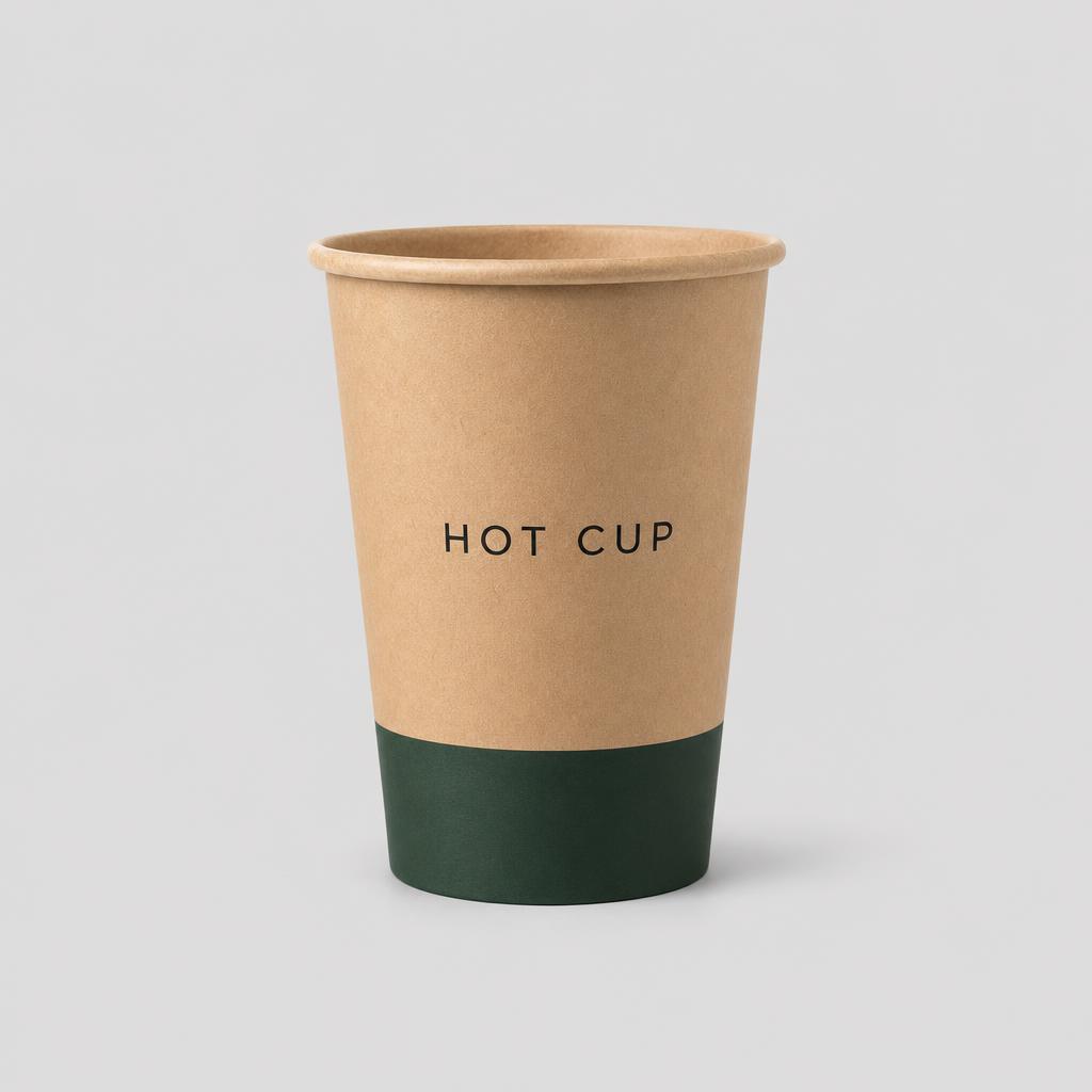Kraft Double-Wall Hot Cup